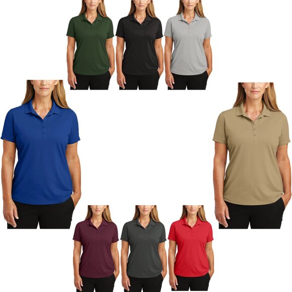 3-Pack Women's Short Sleeve Moisture-Wicking Cool UV-Protected Solid Top Shirt - Picture 16 of 16